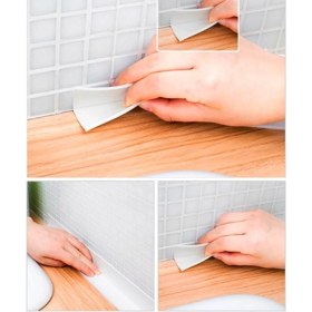 Resim Ozcmax Gri Su Sızdırmaz Banyo Mutfak Lavabo Küvet İzolasyon Şerit Bant 