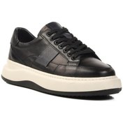 Resim Siyah Hakiki Deri Erkek Günlük Ayakkabı E-580 M Siyah 