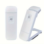 Resim 1PC USB Şarj Edilebilir Kitap Işığı - Taşınabilir Klipe-On LED Okuma Işığı, 300mAh Lityum Pili, Katı Renk Plastik Malzeme, Push Button Kontrol, Çeşitli Oda Tipleri için Aşağı Işık, Duvar Montaj Tasarımı, Çoklu Bileşenler, Özel Göz Bakım Özellikleri 