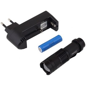 Resim Ps-1 Cree Led Şarj Edilebilir El Feneri 