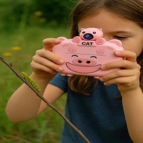 Resim Zemira Mpıa S1 Kameralı Fotoğraf Yazıcısı Pembe Renk 