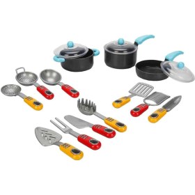 Resim Little Chef İle Hayali Lezzetler Mutfak Gereçleri Oyun Seti 16 Parça 