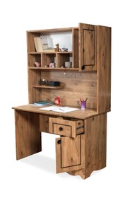 Resim Setay Papatya Genç Odası - 3 Kapılı Dolap, Bazalı Karyola, Masa, Şifonyer - 120x200 