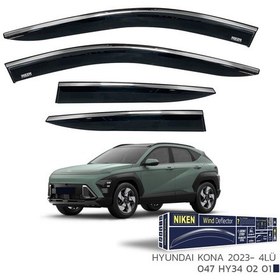 Resim Niken Hyundai Kona Cam Rüzgarlığı Kromlu Niken 2023+ 047 Hy34 02 01 