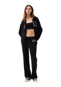Resim Gap Gap Logo Bootcut Fleece Eşofman Altı - 430369-11350 Siyah 