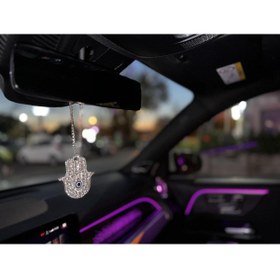 Resim Arabasına Aşıklar Kulübü FATMA ANA NAZARLIK EL FİGÜRÜ DİKİZ AYNA SÜSÜ KOLYESİ 