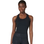 Resim Sweaty Betty All Day Cropped Kadın Siyah Tank Top 