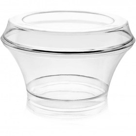Resim mayer plastik 300 cc Nora Kapaklı Kase (May 310) Paket 25 adet 