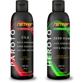 Resim Netfer 2'li Orta Pasta Cila Set - 2x100 ml 