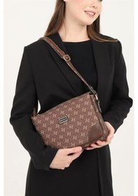 Resim Silver Polo Sp784 Kadın Çapraz Çanta Monogram Kahve-kahve 