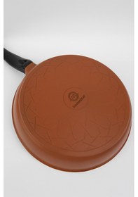 Resim Masterchef Aluminyum Döküm Tava 26 Cm Turuncu 