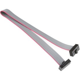 Resim 1.27mm Pitch 15cm 150mm 10 Pin IDC Flat Ribbon Kablo 