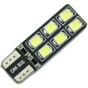Resim T10 Led Plaka Araç Içi Aydınlatma 1 Çift 