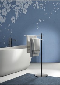 Resim Circe Ayaklı Havluluk,ikili,25xh79.8x45.3cm - Krom Krom 