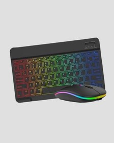Resim Tek Aydınlatmalı Türkçe Q Rgb Klavye Sessiz Ve Dayanıklı Tuş Takımı Najmaddin 