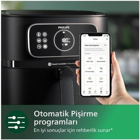 Resim Philips 8.3 L (Yeni Seri) Aile Boyu Kapasite 22'in1 Uzaktan Bağlantılı Premium Airfryer | 7 Porsiyon - Onero 
