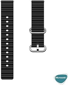 Resim Microsonic Garmin Forerunner 255 Kordon Ocean Band Siyah 