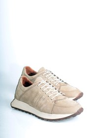 Resim ayakkabiyolla Vizon Nubuk Deri Bağcıklı Erkek Fantazi Spor Ayakkabı 