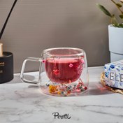 Resim Perotti Double Flower Cidarlı Kupa 200 ml 