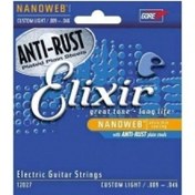 Resim Elixir 12027 Nanoweb Custom Light Elektro Gitar Teli 9-46 