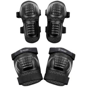 Resim Motosiklet Dizlik Dirseklik Set Bantla Sıkma Ve Hava Alma Özellikli Motor Dizlik Dirseklik Takımı 