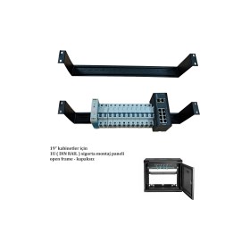 Resim Scs Pazar Kabinet 19" Inch Pdu Sigorta Güç Dağıtım Ünitesi 