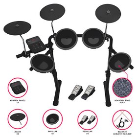 Resim Jwin JDD-2023 Dijital Bateri Seti 