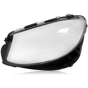 Resim Mercedes W213 E-serisi Sol Far Cam Kapağı 2016-2019 - Yüksek Uyumluluk Şeffaf. 