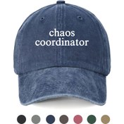Resim Chaos Coordinator Vintage Wash Beyzbol Şapkası - Ayarlanabilir, Kişiselleştirilmiş Unisex Moda, Elde Yıkanabilir, Açık Hava Aktivite Şapkası | Vintage Wash Şapka | Ayarlanabilir Başlık, Beyzbol Şapkası 
