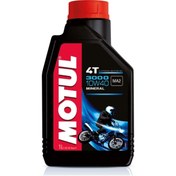 Resim Motul 3000 4t 10w-40 1litre Mineral Motosiklet Motor Yağı 