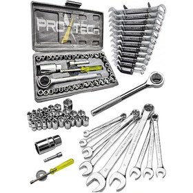 Resim 52 Parça Krom Çelik 40 Parça Cırcırlı Lokma 