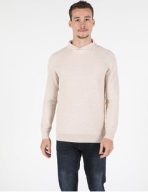 Resim Colin's Regular Fit Sal Yaka Erkek Bej Kazak CL1051638_Q1.V2_BME 