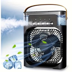 Resim Genel Markalar Egonex Taşınabilir Vantilatör Su Soğutmalı Masaüstü Usb Fan 