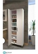 Resim Buzkan Mobilya % 100 Mdf Çok Amaçlı Beyaz Dolap 60 cm 172*60. 