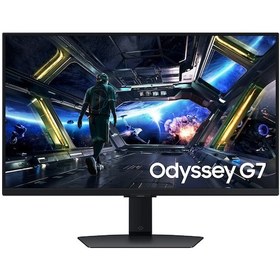 Resim Samsung 27" Odyssey G7 G70d 144hz 1ms 4k Uhd Fast Ips Pivot Smart Gaming Monitör Ls27dg702euxuf 