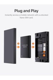 Resim Yıldızan Newshpings MF3 WiFi sabun, SIM 4G LTE Cat4, kablosuz WiFi 6 AX300 taşınabilir, şarj edilebilir pil, 