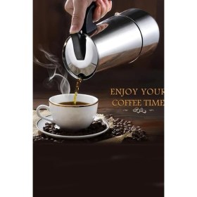 Resim Lidyahan Store Ocak Üstü 6 Cup Fincan 300 ml Moka Pot Espresso CIN285-6 
