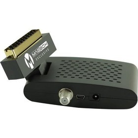 Resim MAGBOX EXCLUSİVE MİNİ SCART SD TKGS'Lİ UYDU ALICISI 