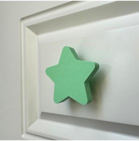 Resim Pomerol Yeşil Yıldız Dolap Kulpu - Çocuk Odası, Mutfak Ve Banyo İçin Eğlenceli Ve Dayanıklı Mobilya Kulp 