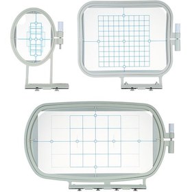 Resim Vkemall Brother/babylock Makinaları İçin 3'lü İşçilik Çerçevesi Seti - Kumaşı Doğru Ve Güçlü Tutar - 85x60mm, 155x120mm, 225x120mm Boyutları 