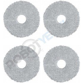 Resim Xiaomi S20+ Plus Uyumlu Mikrofiber Mop Bez 4 Adet 