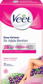 Resim Veet Ağda Bandı 12'li Normal Ciltler İçin 