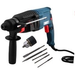 Resim Total Sds Plus Darbeli Matkap 800 W Metal Beton Ahşap Kömürlü Delme Kırıcı Delici 