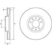 Resim Peugeot 3008 Suv 1.6 Bluehdi 120 2016-2019 Delphi Ön Fren Diski 2 