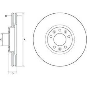 Resim Peugeot 3008 Suv 1.6 Bluehdi 120 2016-2019 Delphi Ön Fren Diski 2 