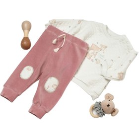 Resim Bibaby Little Deer 2'li Takım - Mint Yeşil-Pembe / 24-36 Ay 