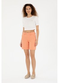 Resim U.s. Polo Assn. Kadın Somon Şort / Bermuda 50281722-vr047 Somon 