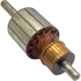 Resim 12V Düz Dinamo Şarj Kollektörü (Rotor) (Çap:70 BOY:239 Mm) Em 
