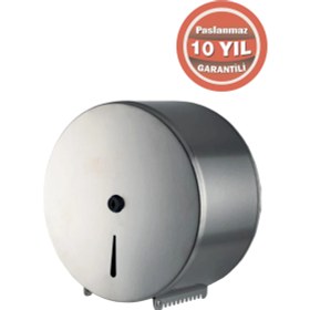 Resim Çelik Banyo Paslanmaz Çelik Jumbo Wc Tuvalet Kağıdı Dispenseri Aparatı Kağıt Havluluk Gri 