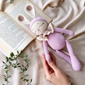 Resim Amigurumi Zoe Oyuncak - Açık Lila 